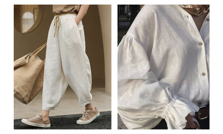 استایل های روزمره با پارچه لینن