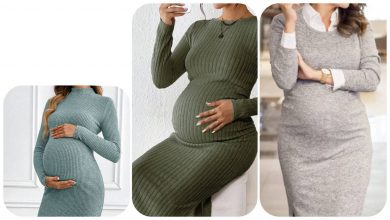 تصویر از پارچه تریکو برای لباس بارداری