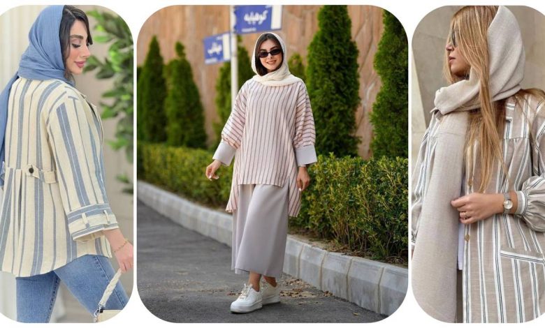 پارچه-لینن-راه-راه-و-خلاقیت-با-آن