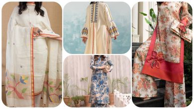 تصویر از پارچه لینن و برند های هندی