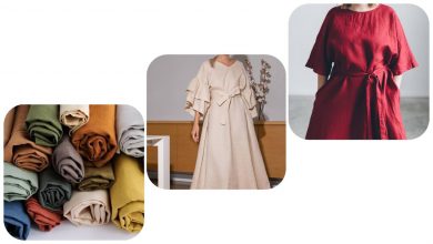 تصویر از پارچه لینن و پیشنهاد هایی برای پلاس سایزها