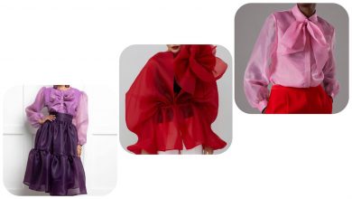 تصویر از انواع مدل بلوز های مناسب با پارچه ارگانزا ساده