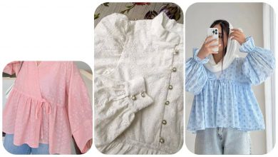 تصویر از ایده هایی برای بلوز با پارچه وال خامه دوزی