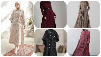 تصویر از   6 لباس زنانه با پارچه کشمیر (پارچه توییت)