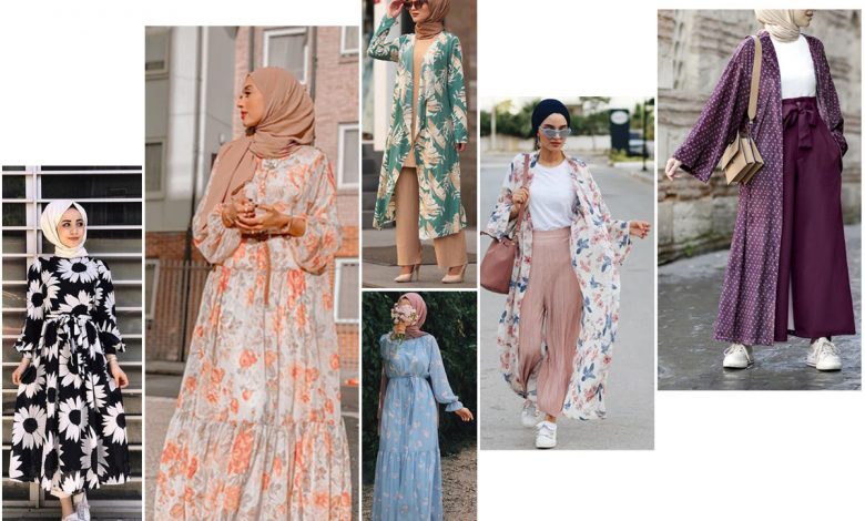 پارچه کرپ حریر طرحدار و استایل های بهاره