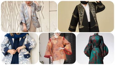 تصویر از معرفی 20 مدل آستین مانتو ژاکارد مجلسی