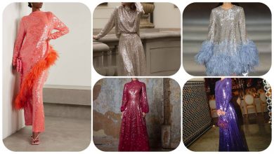 تصویر از پارچه پولکی و استایل های جذاب مجلسی