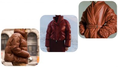 تصویر از پافر چرم و معرفی 17 استایل زمستانه 2021