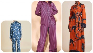 تصویر از پارچه سیلک طرحدار و مدل لباس خواب های زیبا