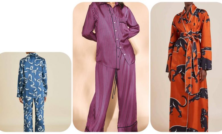 پارچه-سیلک-طرحدار-و-مدل-لباس-خواب-های-زیبا