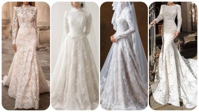 تصویر از 7 مدل لباس عروس با پارچه دانتل به سبک اروپایی