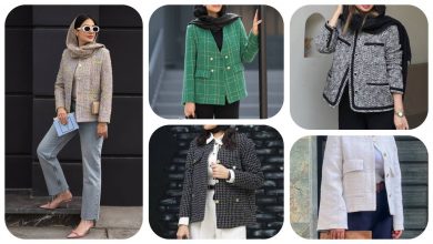 تصویر از پارچه شنل بافت و 6 ایده دوخت لباس پاییزه