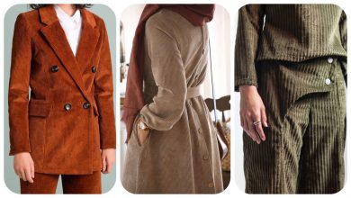 تصویر از پارچه مخمل کبریتی و 6 ایده هیجان انگیز دوخت لباس پاییزه