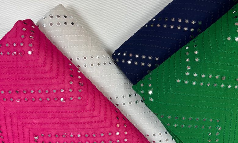 آشنایی با پارچه حریر سوزندوزی