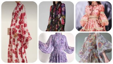 تصویر از پارچه حریر گلدار در کالکشن تابستان 2023 برند اچ اند ام