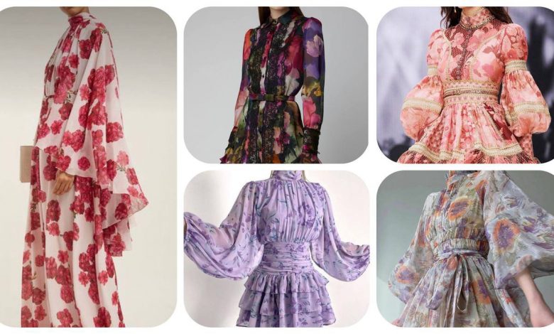 پارچه-حریر-گلدار-در-کالکشن-تابستان-2023-برند-اچ-اند-ام