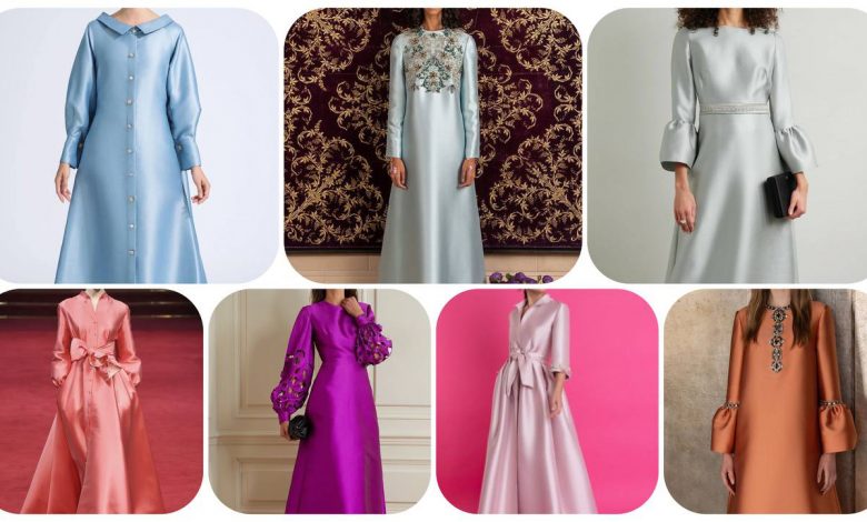 پارچه-ساتن-آمریکایی-و-6-مدل-لباس-مجلسی-فوق-العاده