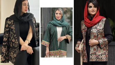 تصویر از 6 مدل لباس با پارچه تافته سوزن دوزی، جدیدترین پارچه مجلسی سال