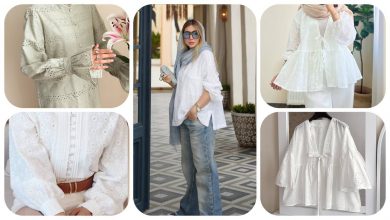 تصویر از 7 مدل شومیز زنانه با پارچه وال خامه دوزی + عکس