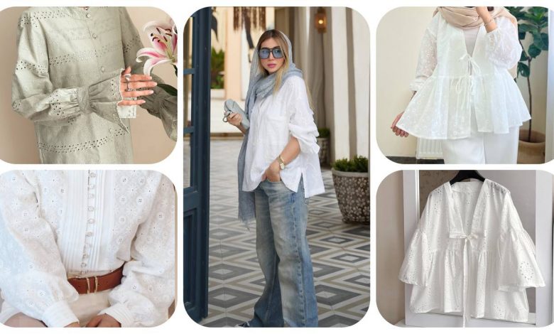 7-مدل-شومیز-زنانه-با-پارچه-وال-خامه-دوزی-+-عکس