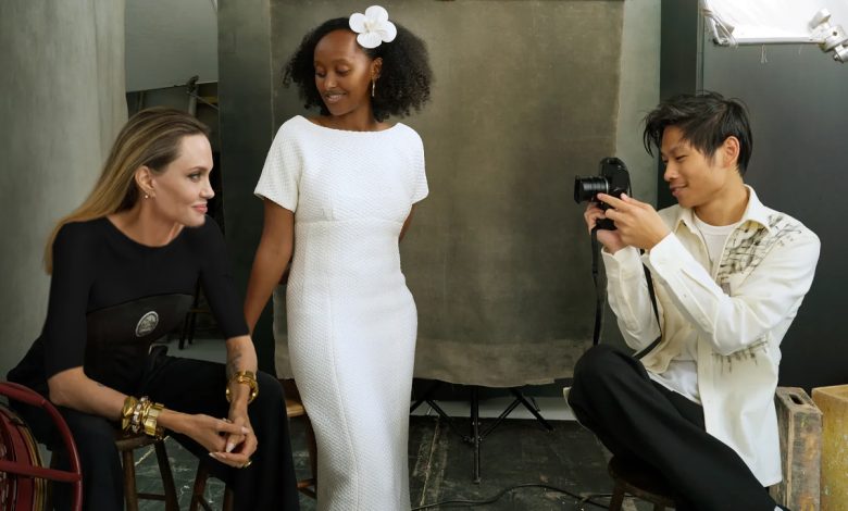 جدیدترین عکس های آنجلینا جولی برای مجله وگ + بررسی استایل او