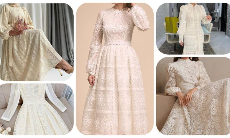 6-مدل-لباس-دخترانه-عروسکی-با-پارچه-دانتل-+-عکس