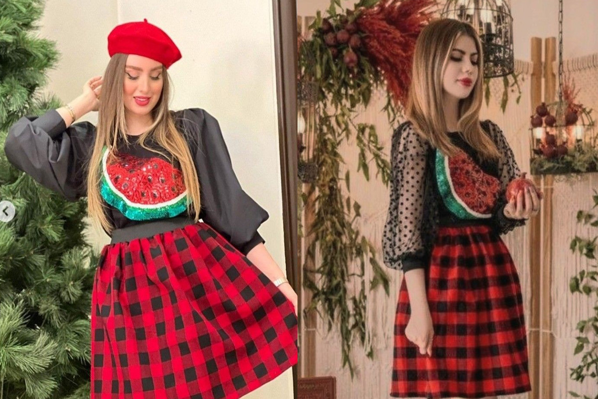 آخرین-مدل-لباس-یلدا-1402-با-دامن-های-فانتزی-کشمیر