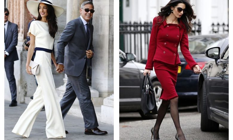 بررسی-استایل-امل-کلونی،-همسر-جورج-کلونی