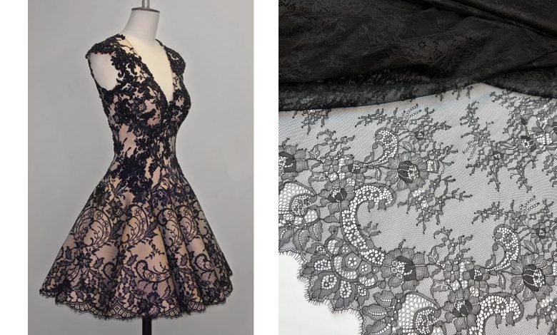 پارچه دانتل شانتیه چیست و چطور از آن در طراحی لباس استفاده کنیم + عکس