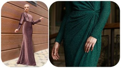 تصویر از 8 مدل لباس مجلسی شیک با پارچه لمه + عکس