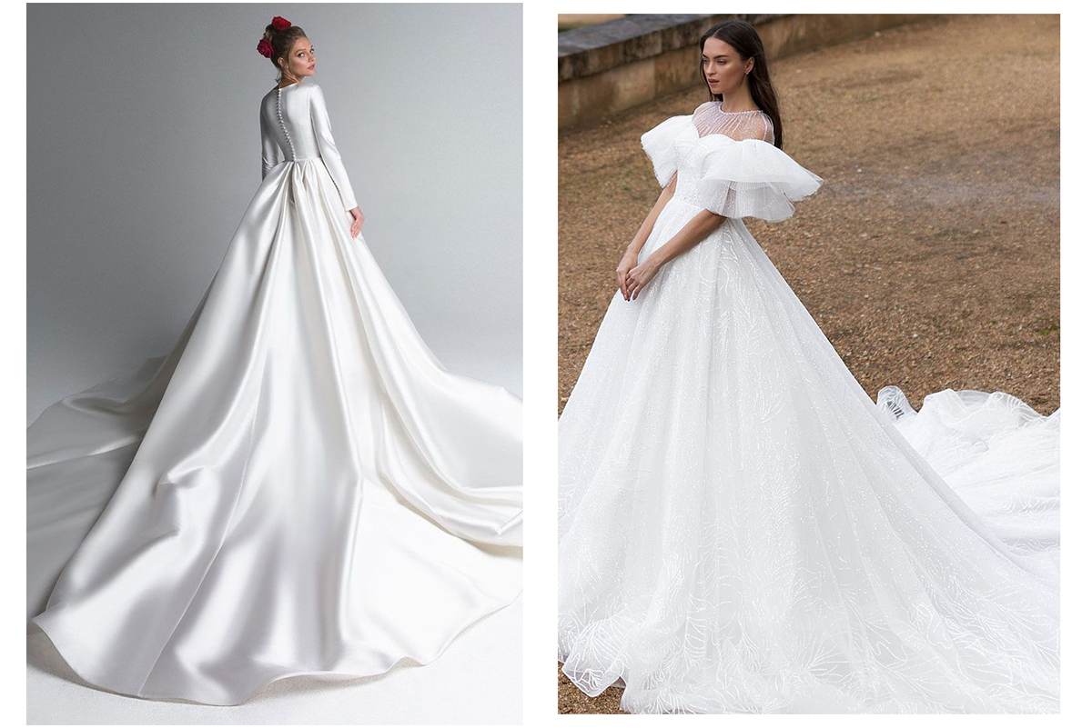 مدل-لباس-عروس-پرنسسی-دنباله-دار