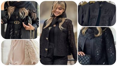 تصویر از پارچه مجلسی کار شده و 6 مدل لباس مجلسی کوتاه + عکس