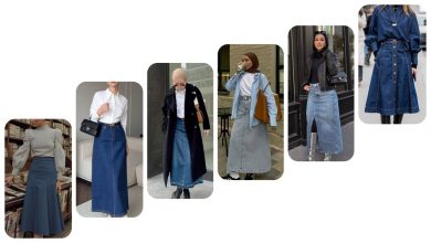 تصویر از ۶ ایده برای استفاده از دامن جین در استایل بهاری + عکس