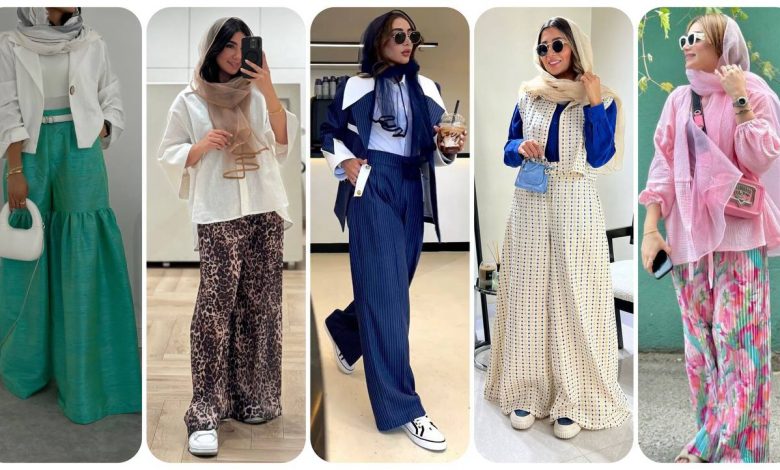 6-ایده-استایل-تابستانی-متفاوت-با-شلوار-گشاد-+-عکس