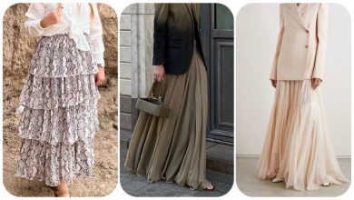 تصویر از دامن حریر و 5 استایل هیجان انگیز مجلسی و روزمره