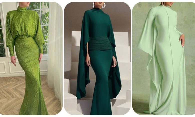 14-مدل-لباس-مجلسی-سبز-جذاب-برای-شما-+-عکس