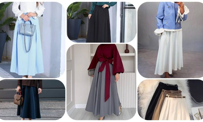 دامن-کرپ-را-با-چه-لباس-هایی-ست-کنیم؟