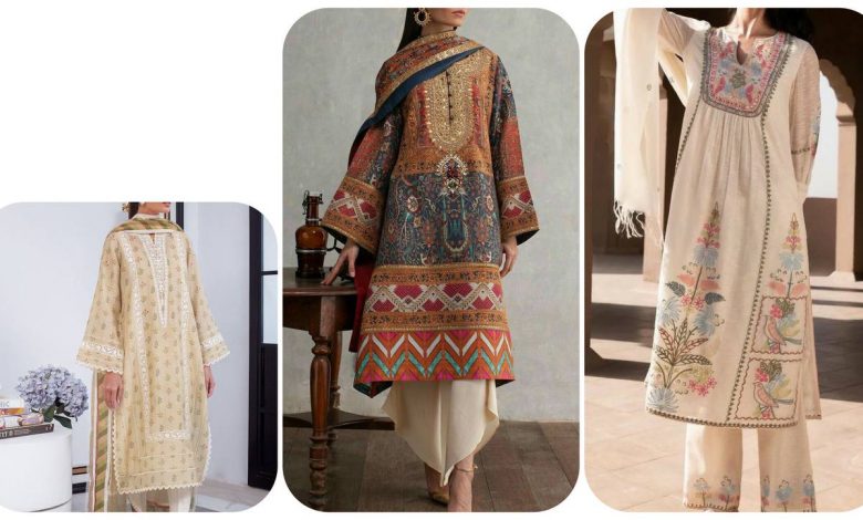 بهترین-پارچه-برای-دوخت-لباس-هندی-+-ایده-دوخت