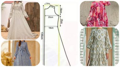 تصویر از مدل الگو پیراهن ساحلی برای مبتدیان + عکس