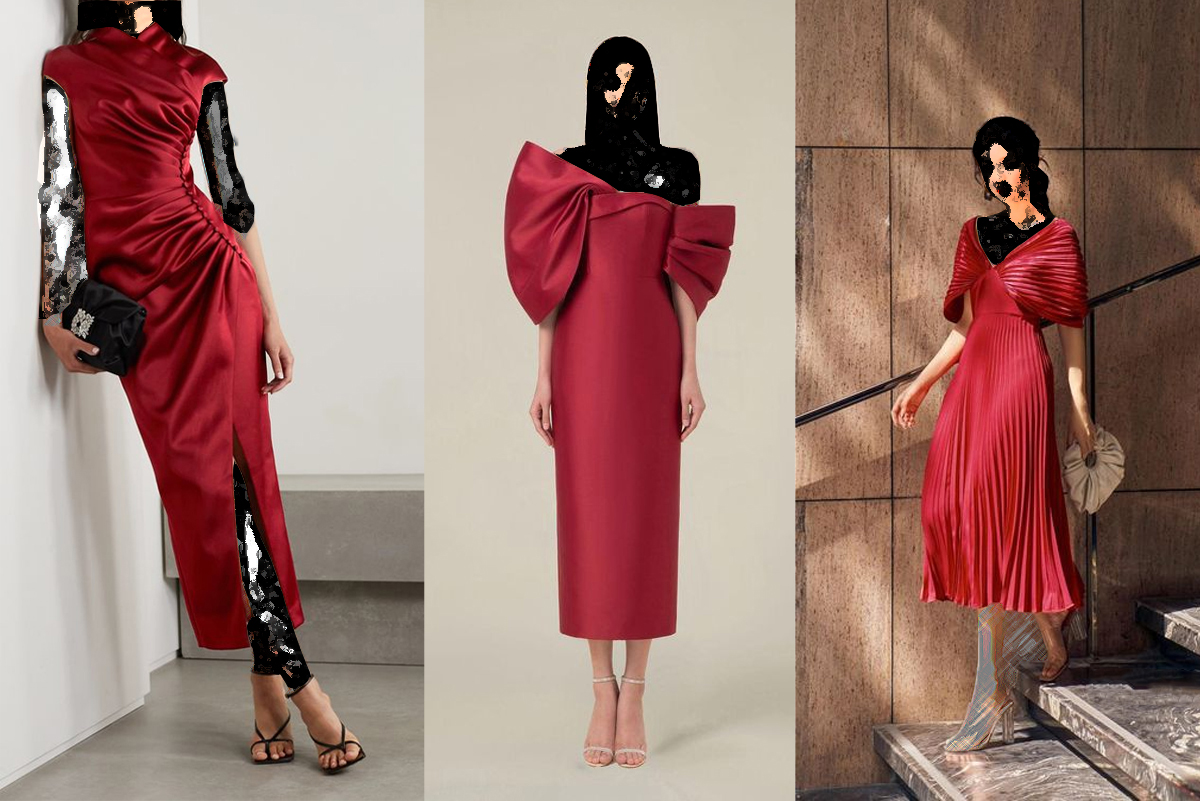 پیراهن-ساتن