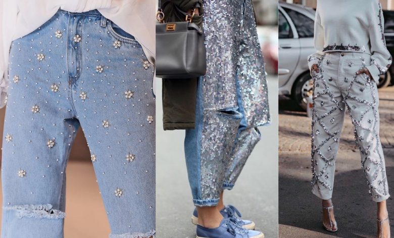 شلوار-جین-طرح-دار-را-چطور-استایل-کنیم