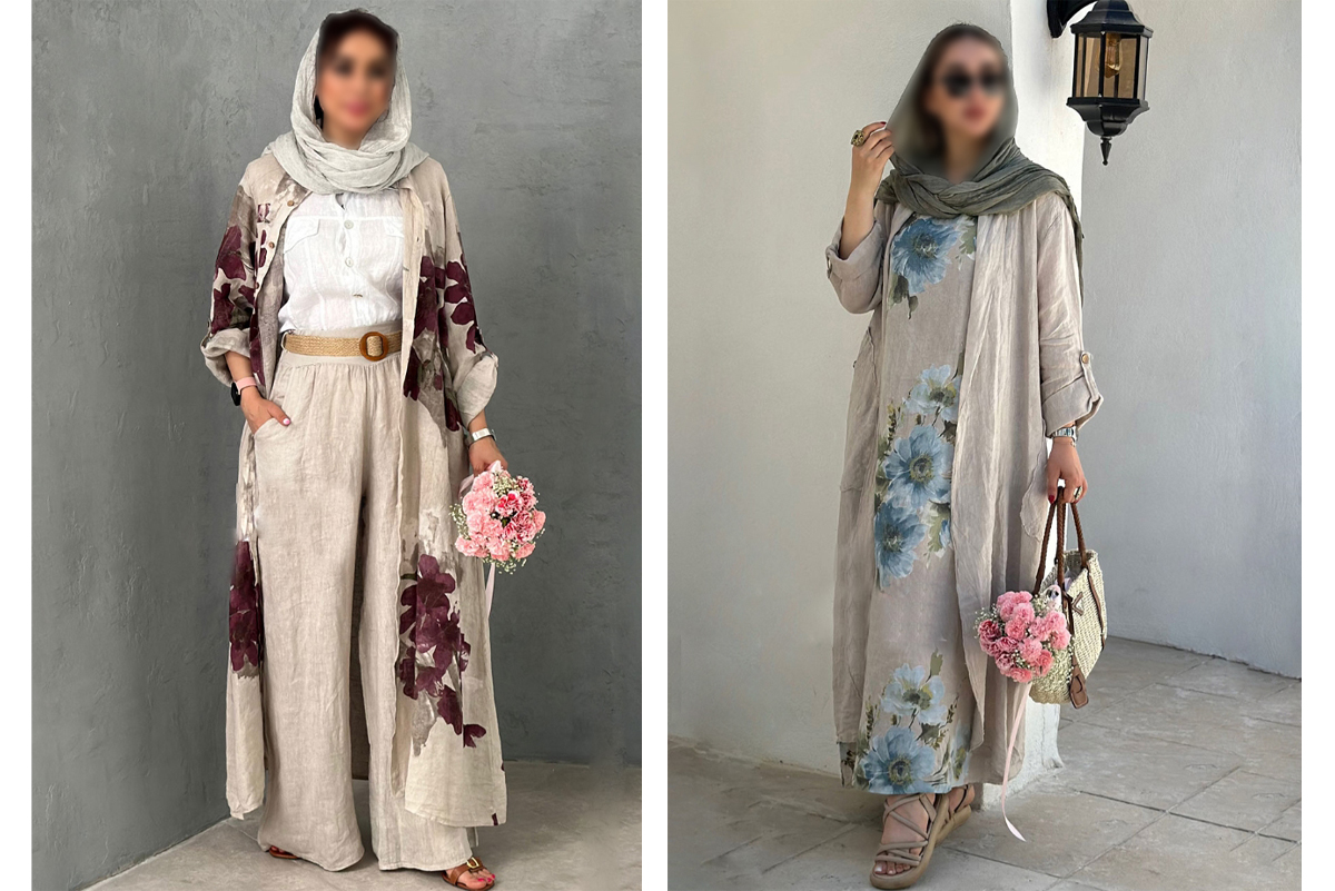 مانتو-بلند-خنک-برای-تابستان-با-پارچه-لینن-پیرنت