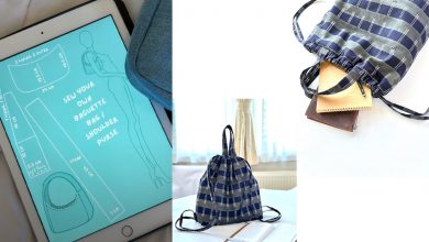 تصویر از راهنمای دوخت کیف دستی با پارچه های اضافی + الگو و عکس