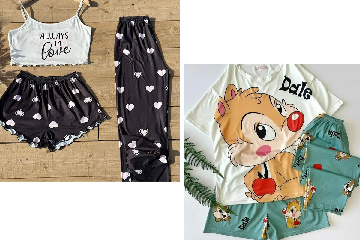 لباس-خانگی-سه-تیکه،-جذاب-و-متفاوت