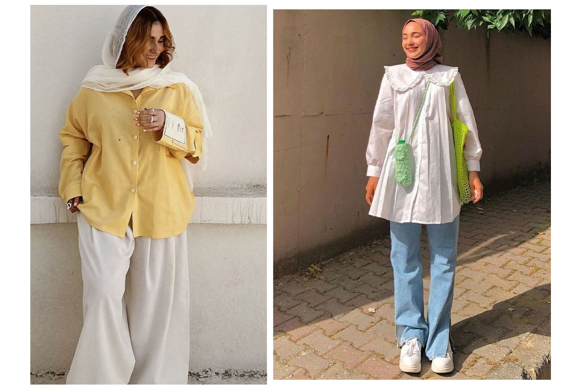 نحوه استایل کردن مدل مانتو های تابستانی