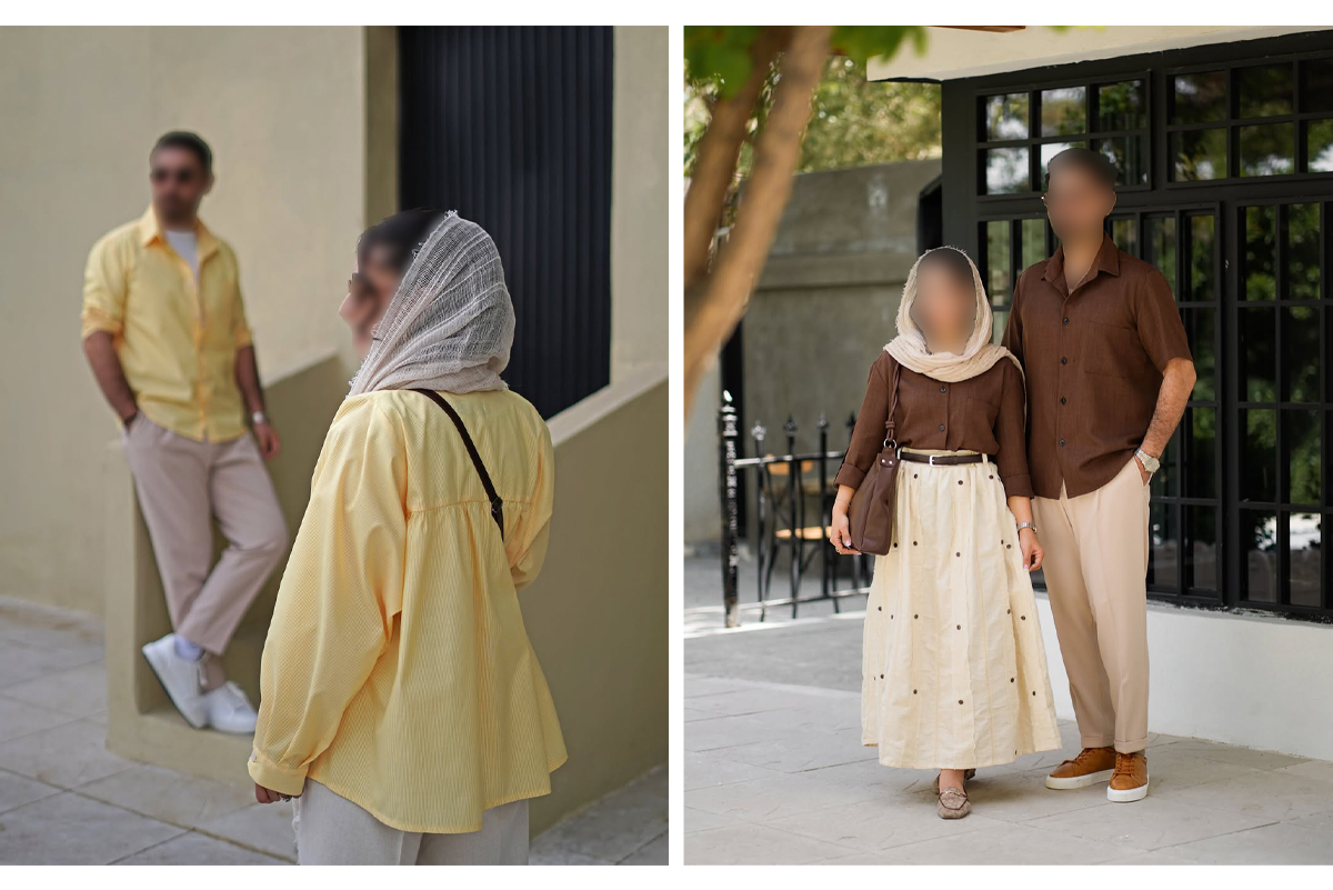 نکته-دوم،-هماهنگی-جنس-و-بافت-پارچه-ها-در-استایل-زوج-ها