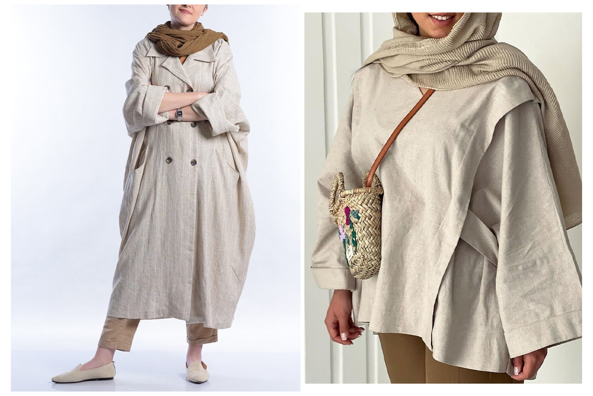 پارچه لینن، بهترین گزنیه برای دوخت مدل مانتو های تابستانی