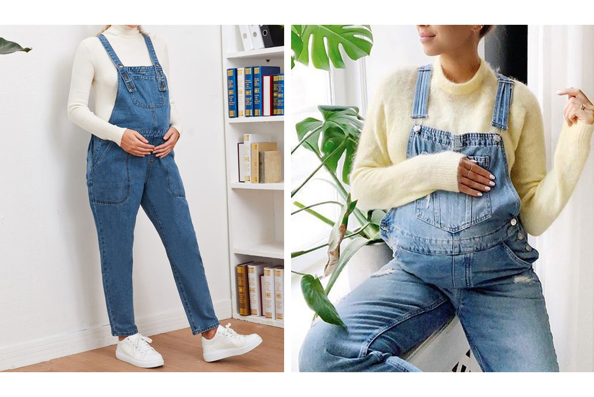 استایل-فانتزی-برای-یک-خانم-حامله-شیک-پوش