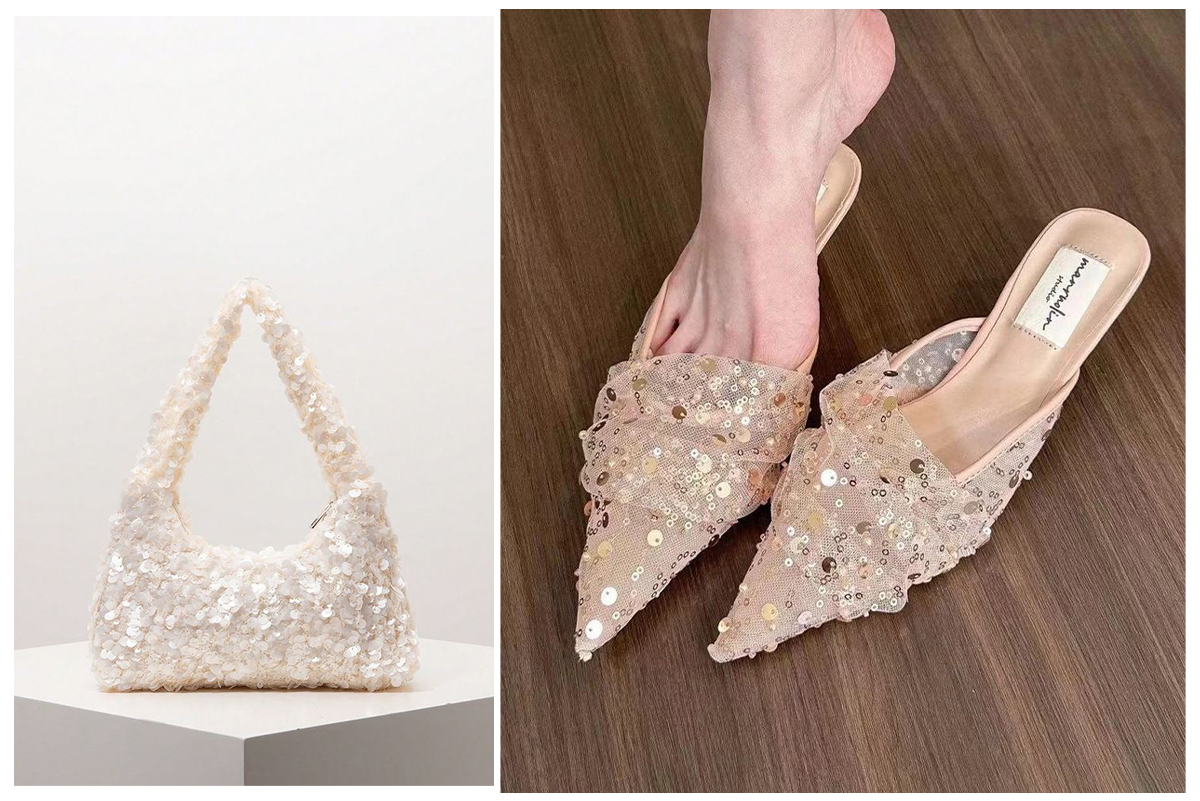 اکسسوری‌ های مجلسی با پارچه کار شده