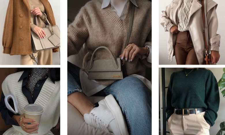 ایده-استایل-پاییز-1404-با-پارچه-بافت